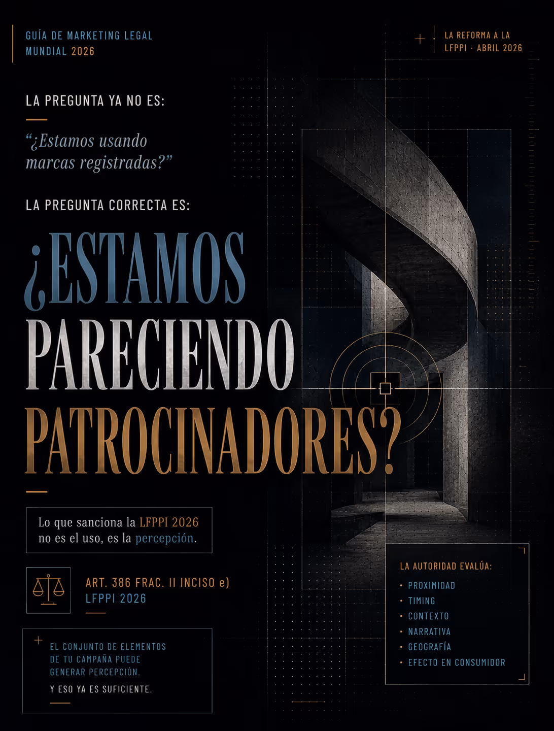 ¿Estamos pareciendo patrocinadores?