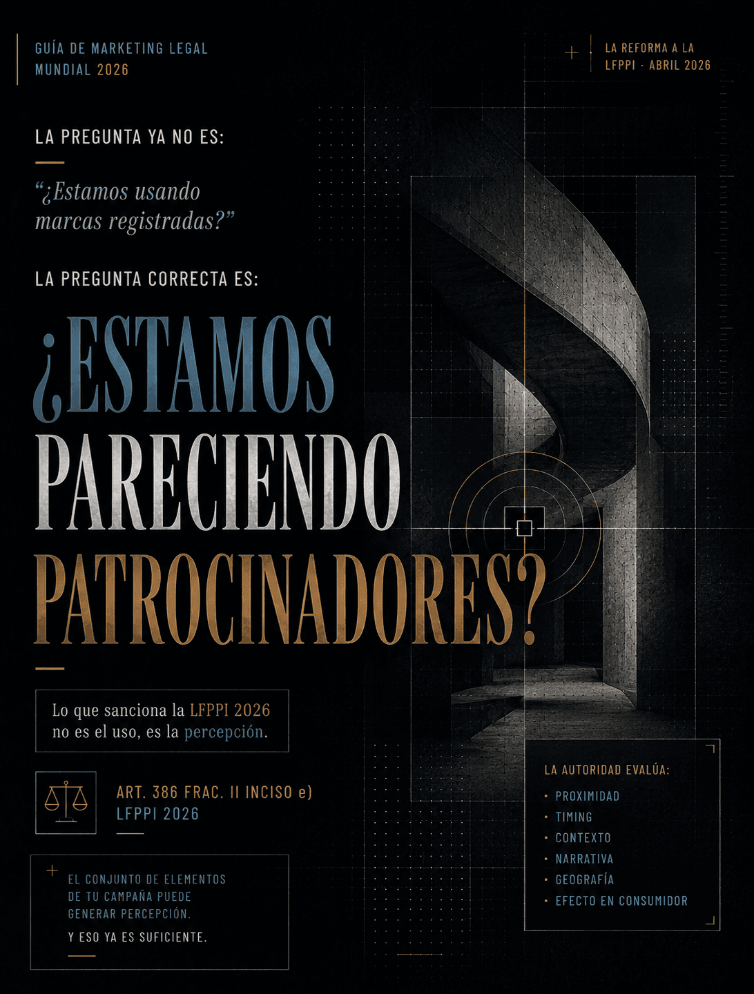¿Estamos pareciendo patrocinadores?